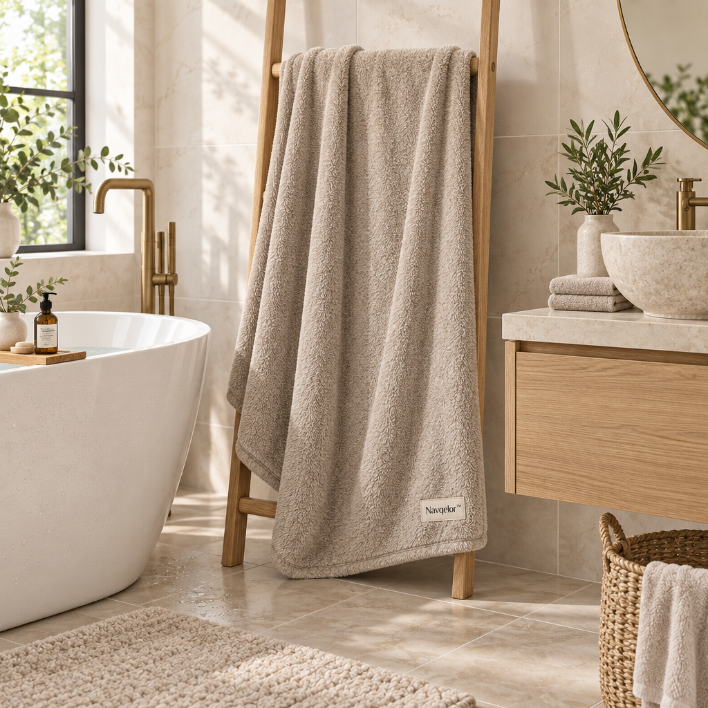 Navqelor™ Plush Bed-End Throw Blanket image 1