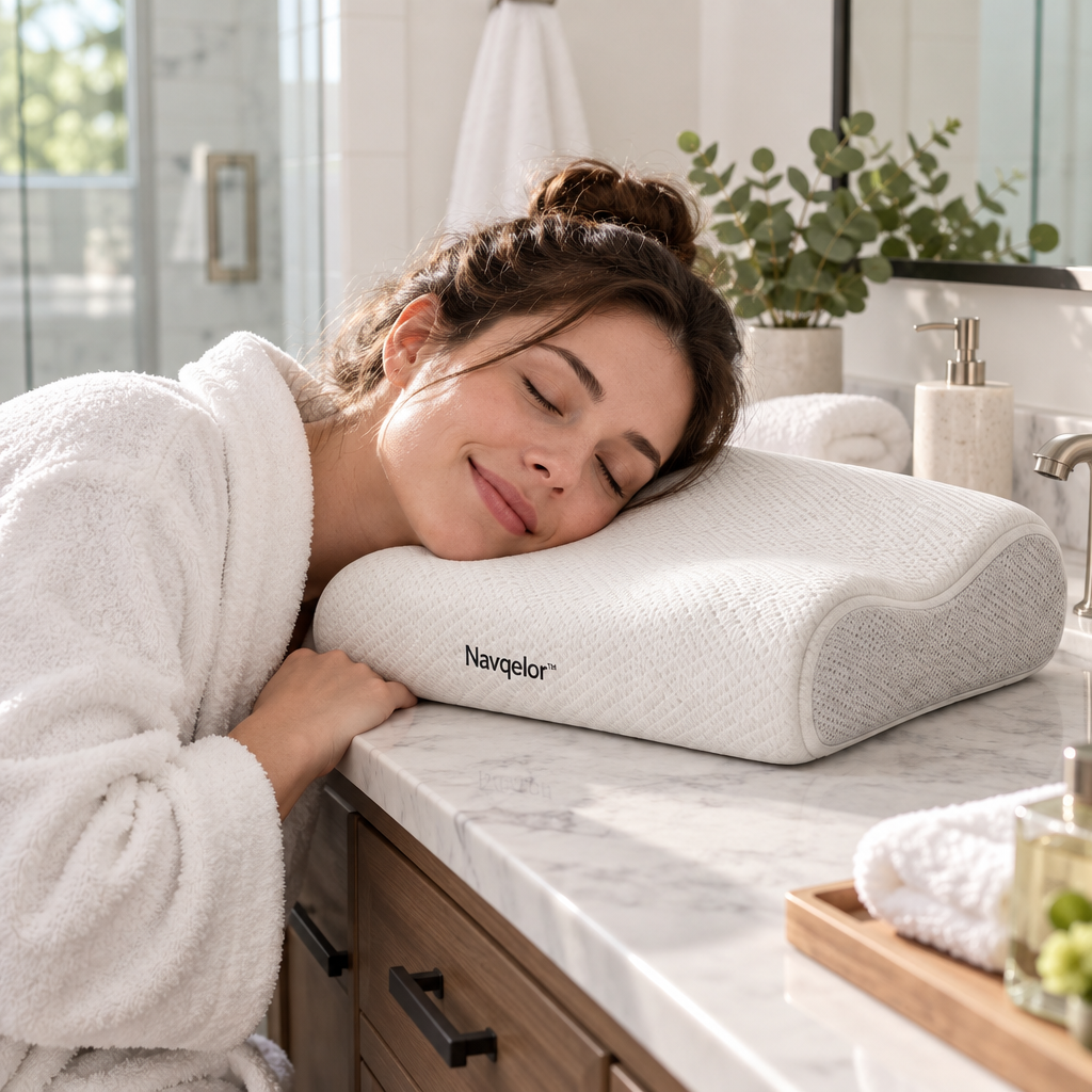 Navqelor™ Slow-Rebound Memory Foam Pillow image 4