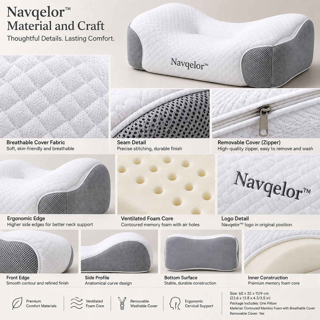 Navqelor™ Ergonomic Neck Support Pillow image 5