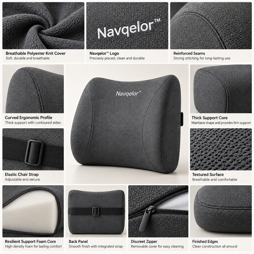 Navqelor™ Thick Lumbar Support Cushion image 5