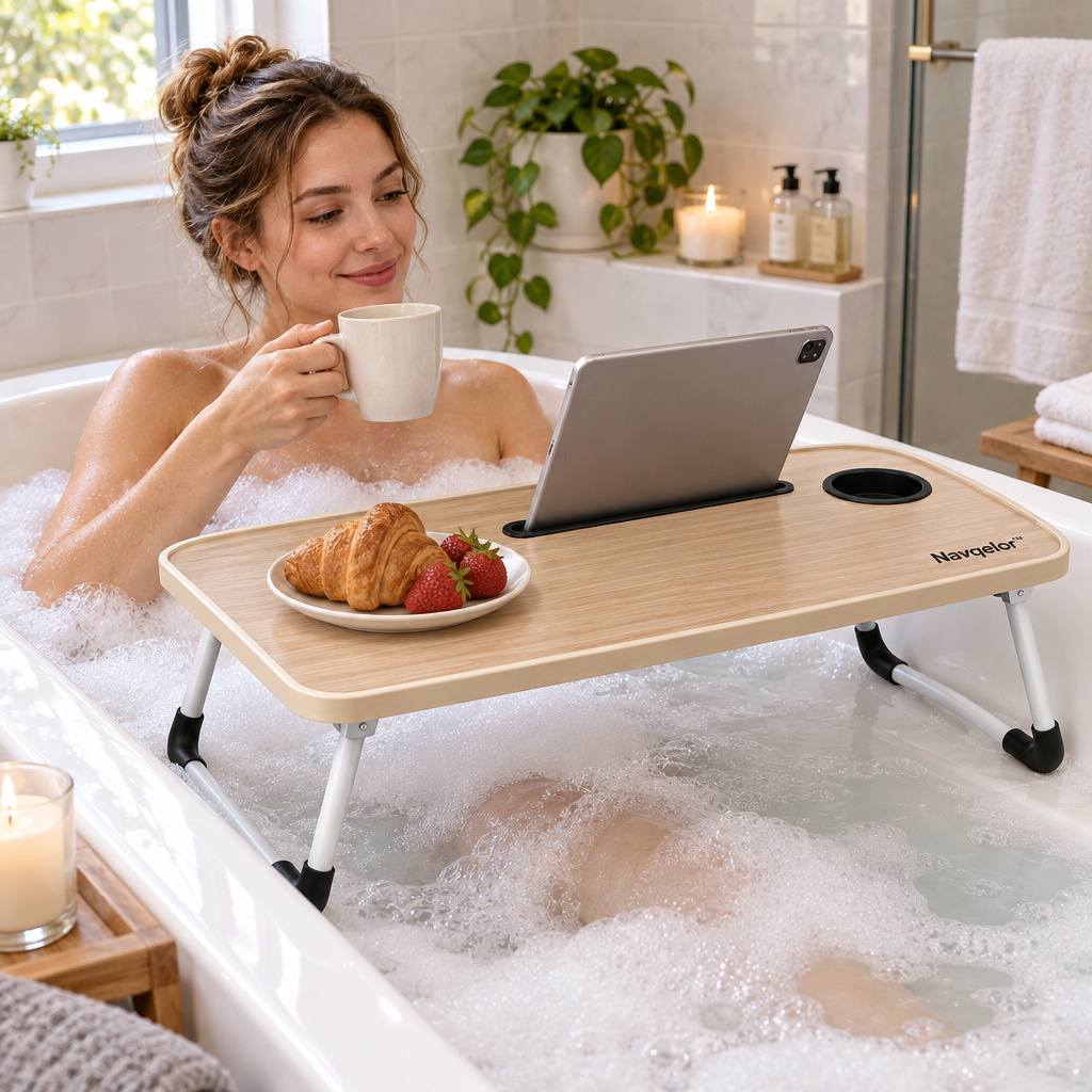 Navqelor™ Multi-Function Folding Bed Tray Table image 4