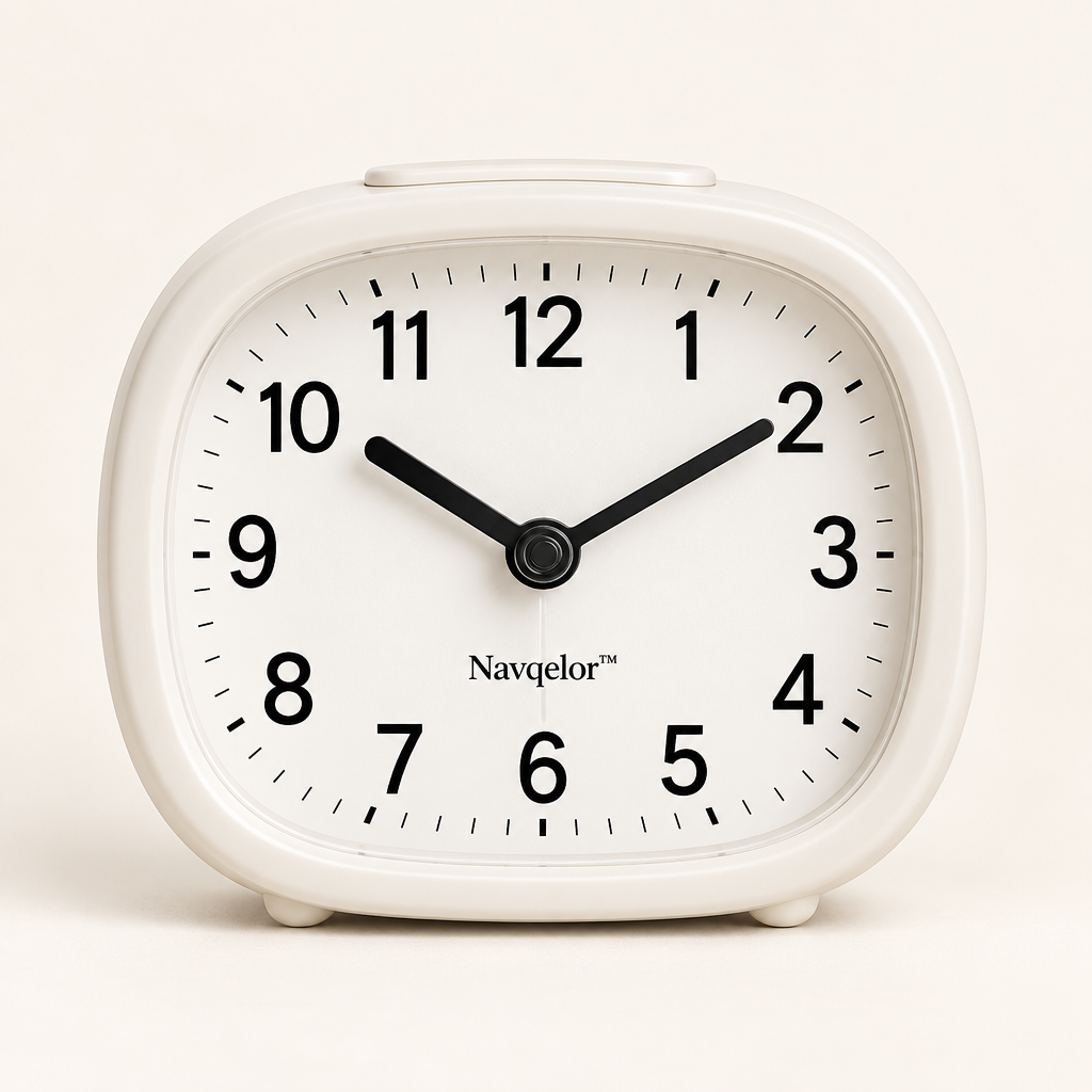 Navqelor™ Silent Bedside Alarm Clock image 2